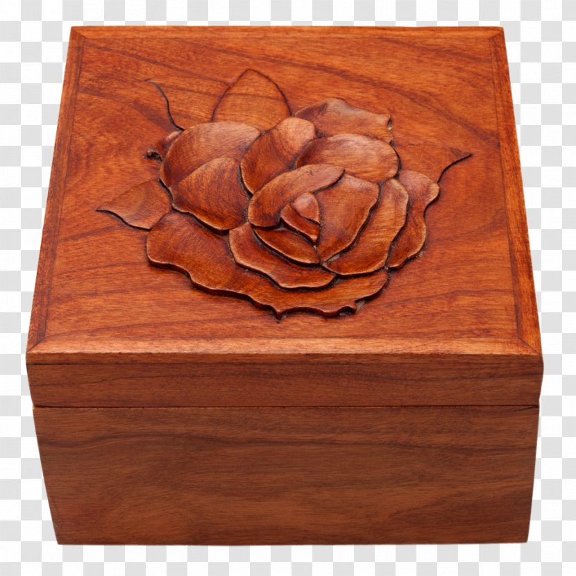 Wood Casket Keepsake Box Bitxi - Carving Transparent PNG