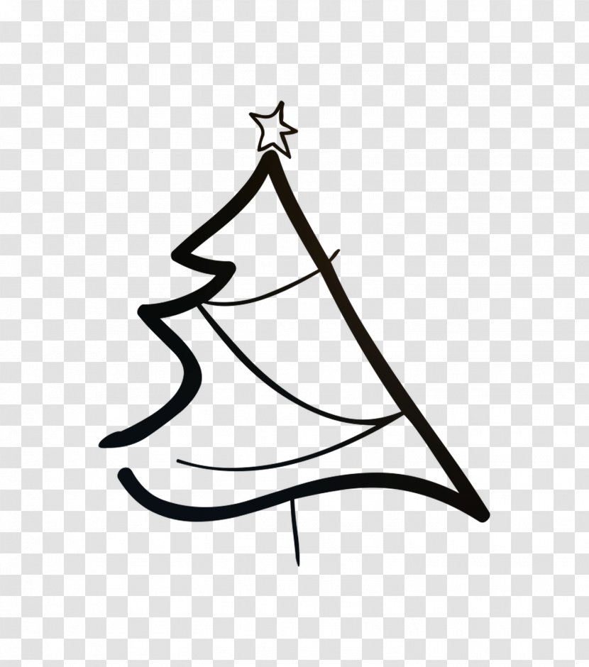 Christmas Tree Line Triangle Day - Art - Logo Transparent PNG