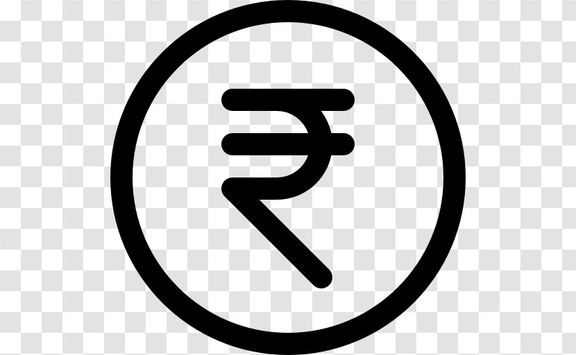 Dollar Sign - Black And White - Rupee Transparent PNG