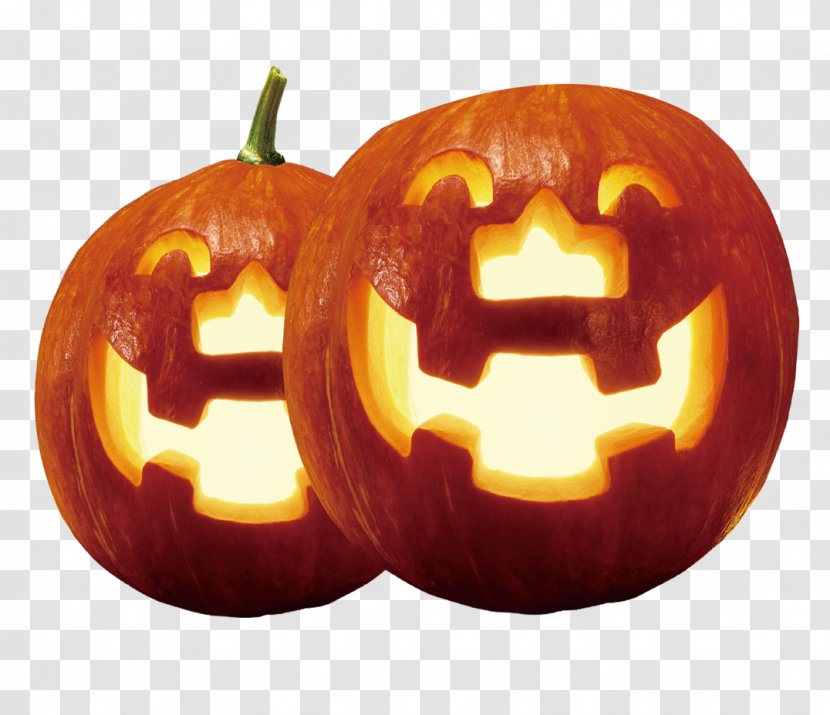 Jack-o-lantern Calabaza Pumpkin Halloween - Squash - Lantern Transparent PNG