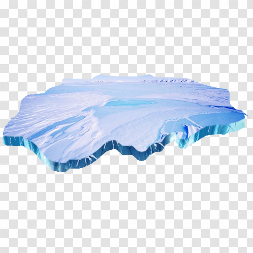 Ice Cream Antarctic Iceberg - Azure - Fast Transparent PNG