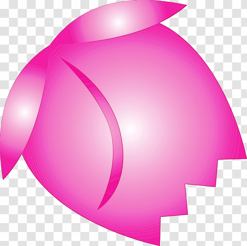 Pink M Sphere Transparent PNG