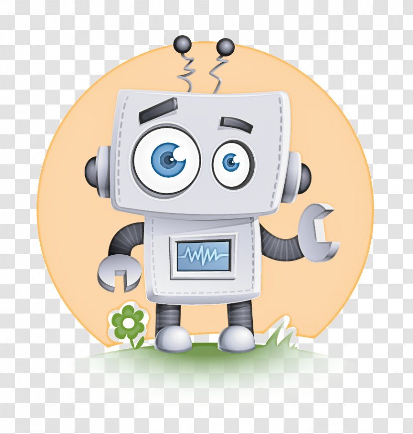 Cartoon Robot Technology Animation Electronic Device - Fictional Character Machine Transparent PNG