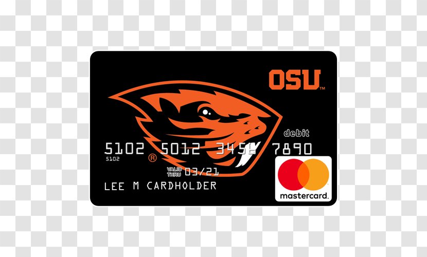 Oregon State University Beavers Men's Basketball Football Soccer - Orange - Visiting Card Juice Transparent PNG