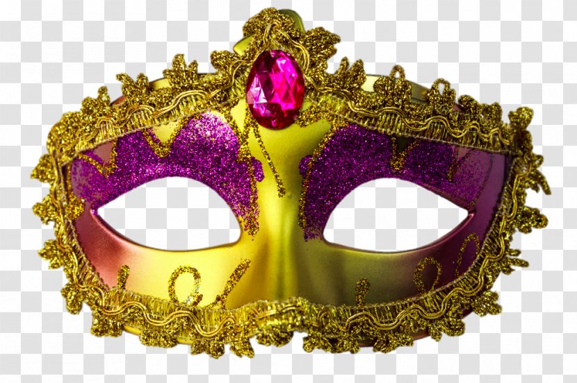 Mask Masquerade Ball Photography - Magenta - Golden Transparent PNG