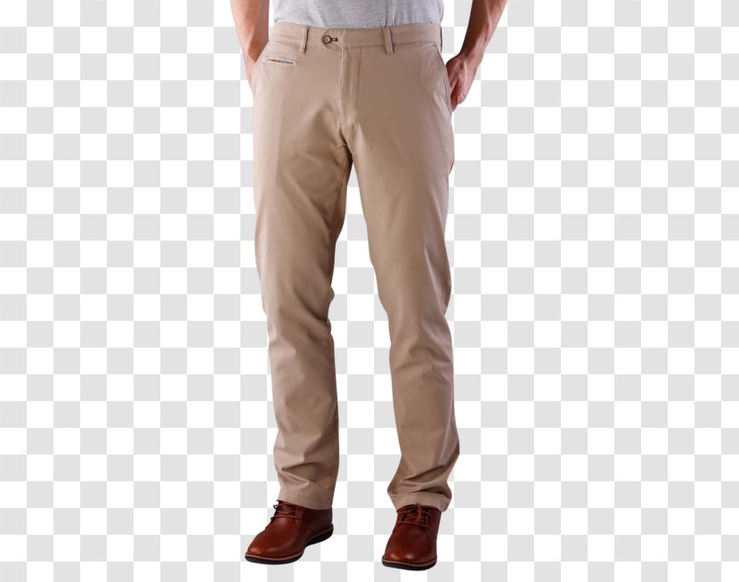 Jeans Slim-fit Pants Chino Cloth Khaki - Color - Beige Trousers Transparent PNG