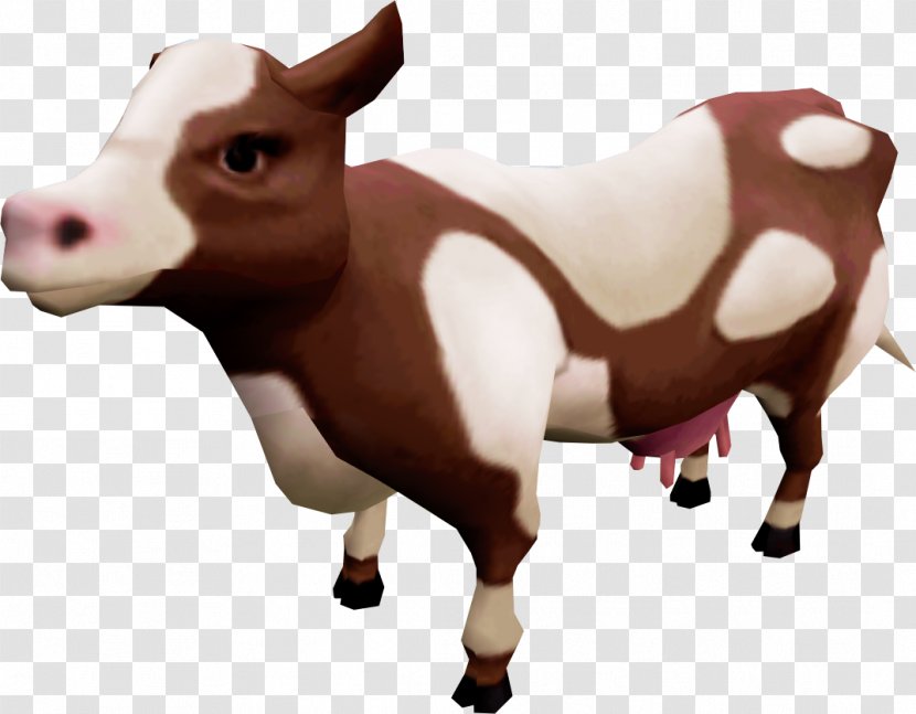 RuneScape Dairy Cattle Ox Wiki - Runescape - Farm Transparent PNG