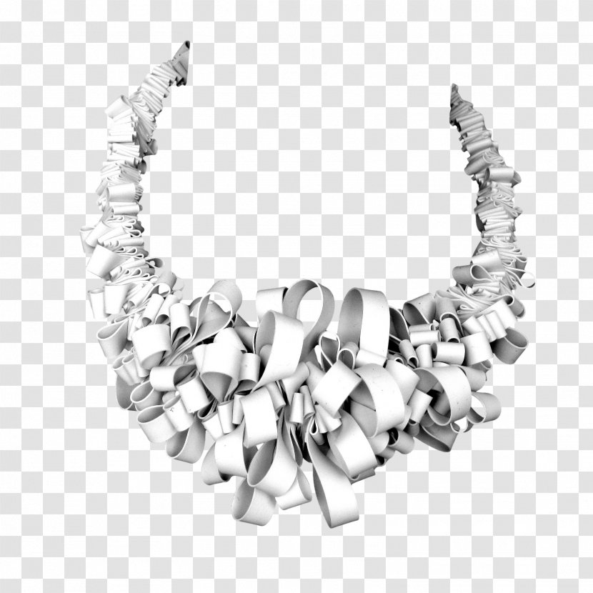 Necklace Body Jewellery Length Ruffle Transparent PNG