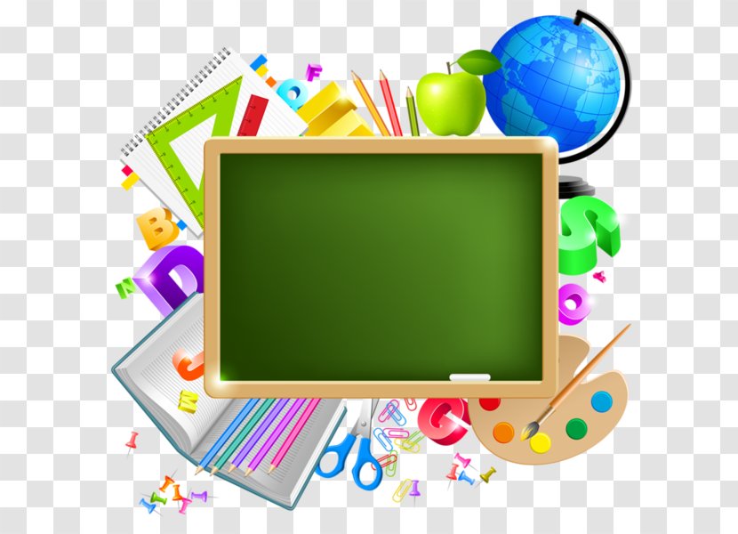 School Supplies Student Education Clip Art - Area - Back To Learning Transparent PNG