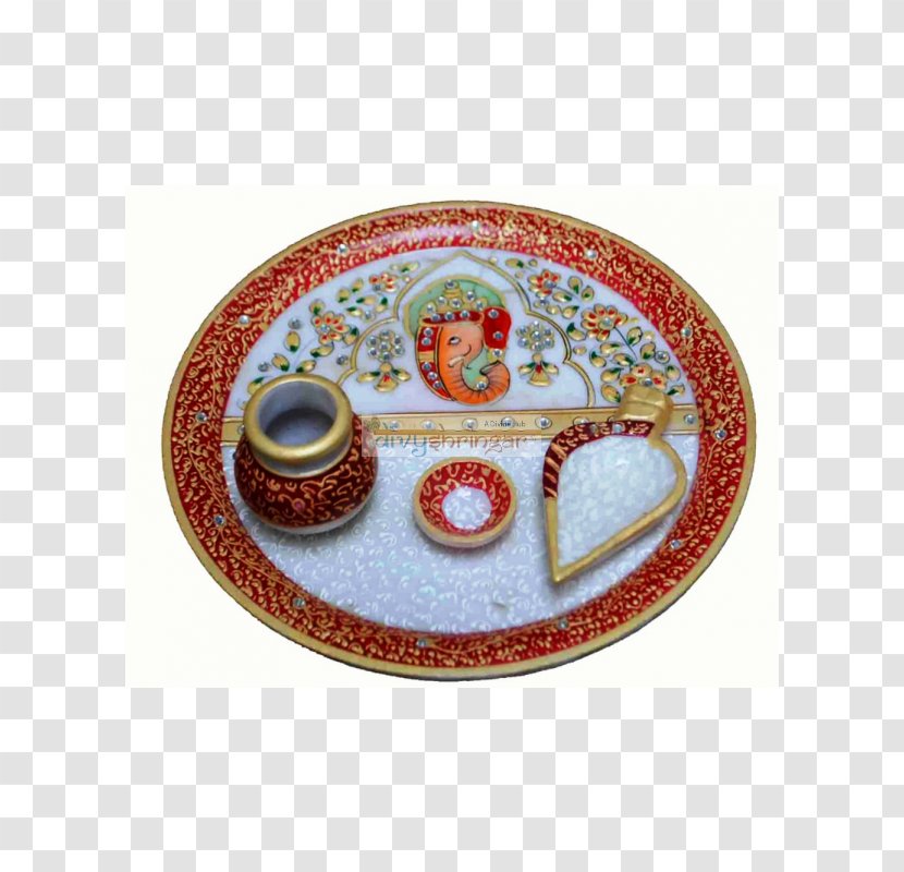 Porcelain - Puja Thali Transparent PNG