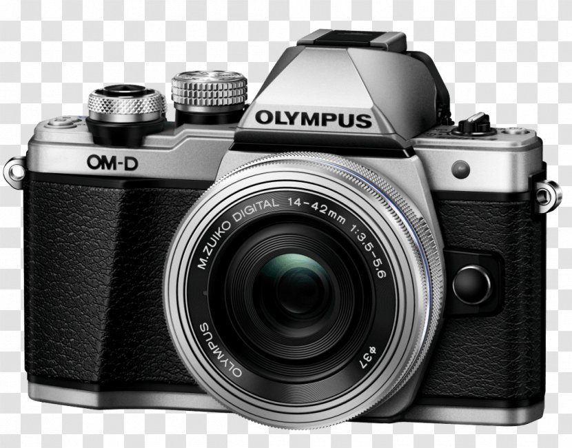 Olympus OM-D E-M10 Mark III II Digital Camera (Body Only, Silver) Mirrorless Interchangeable-lens - Teleconverter - Lens Transparent PNG