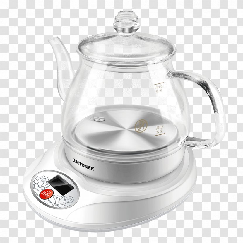 Kettle Glass Teapot Food Processor - Tableware Transparent PNG