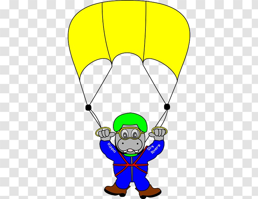 Parachuting Clip Art - Area - Cartoon Parachute Transparent PNG