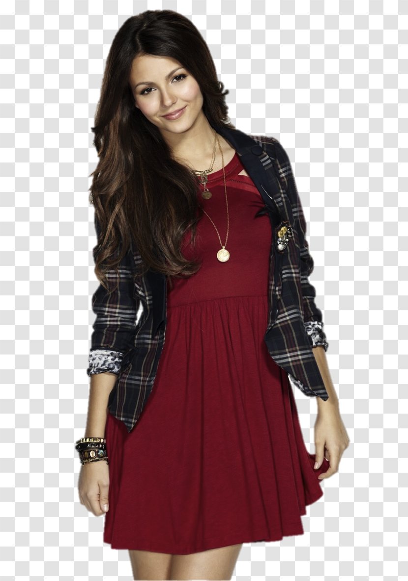 Victoria Justice Tori Vega Victorious Nickelodeon Art - Shoulder - Sleeve Transparent PNG