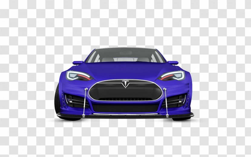 Sports Car Motor Vehicle Compact Automotive Lighting - Tesla Transparent PNG