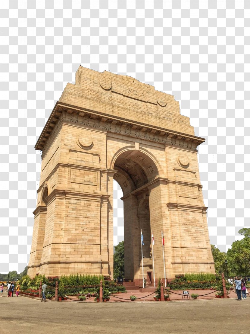 India Gate Taj Mahal Triumphal Arch - Facade - Famous Attractions Of Transparent PNG