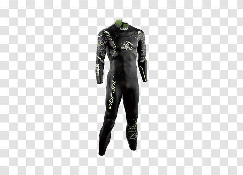 Wetsuit Triathlon Swimming Diving Suit Neoprene - Open Water - Vibrant Transparent PNG