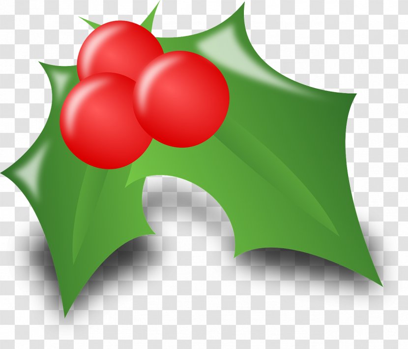 Santa Claus Christmas Clip Art - HOLLY Transparent PNG