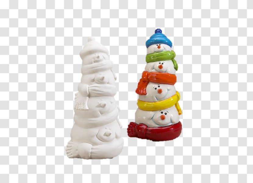 Christmas Ornament Tree Figurine - Decoration - Snow Pile Transparent PNG