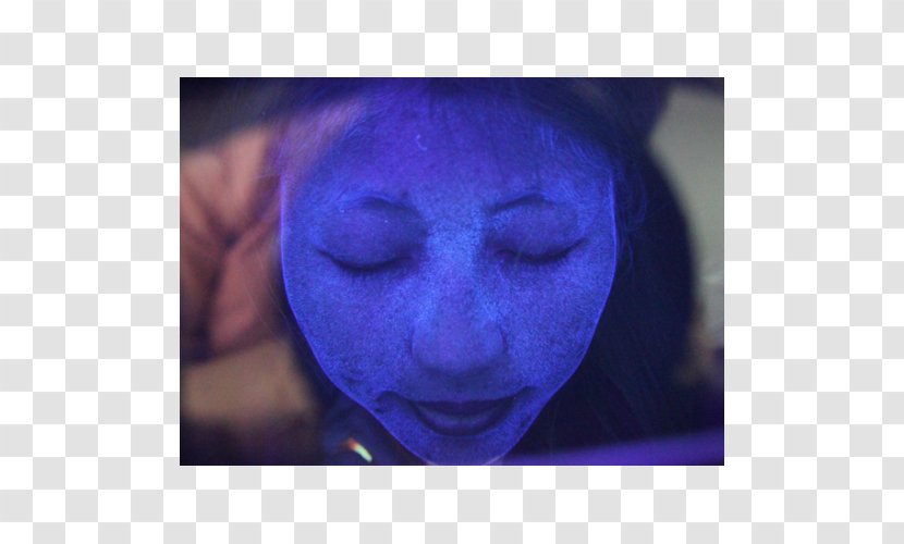Blacklight Ultraviolet Facial Color - Blue - Light Transparent PNG