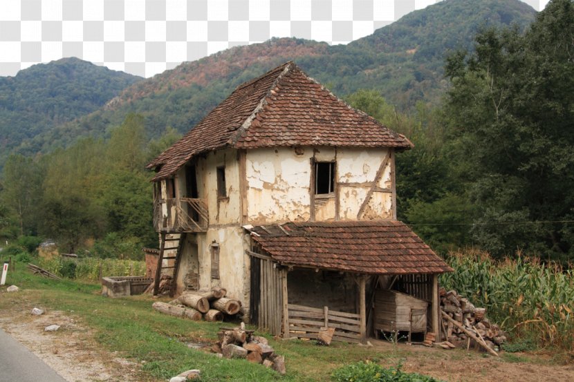 Los Angeles Rural Area House Bosnia And Herzegovina Village - Bosnian - The Old At Foot Of Mountain Transparent PNG