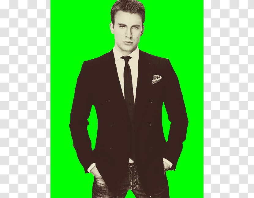 Chris Evans Captain America The Avengers Male Photography - Outerwear Transparent PNG