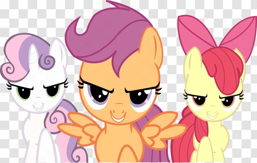 Scootaloo Twilight Sparkle Applejack Cutie Mark Crusaders Apple Bloom - Cartoon - Horse Transparent PNG