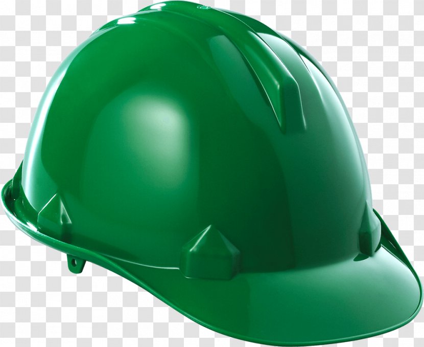 Helmet Hard Hats Personal Protective Equipment Green White - Cap - Safety Hat Transparent PNG