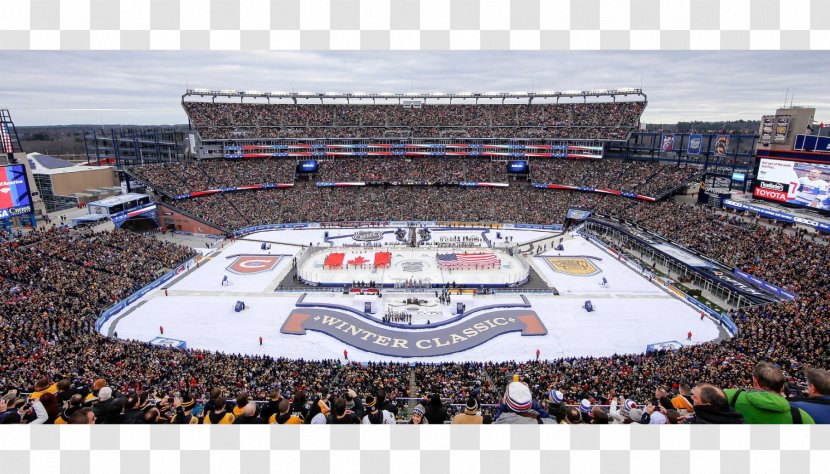 Gillette Stadium 2016 NHL Winter Classic Boston Bruins Montreal Canadiens New England Patriots - Stadium. Transparent PNG