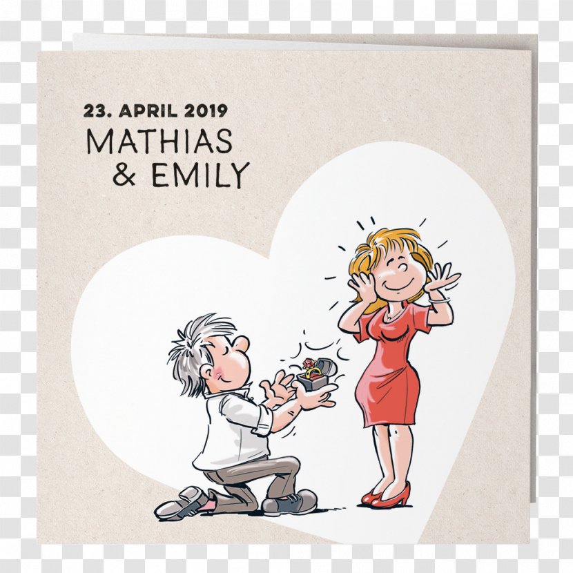 Comics Marriage Newlywed Wedding Illustration - Frame Transparent PNG