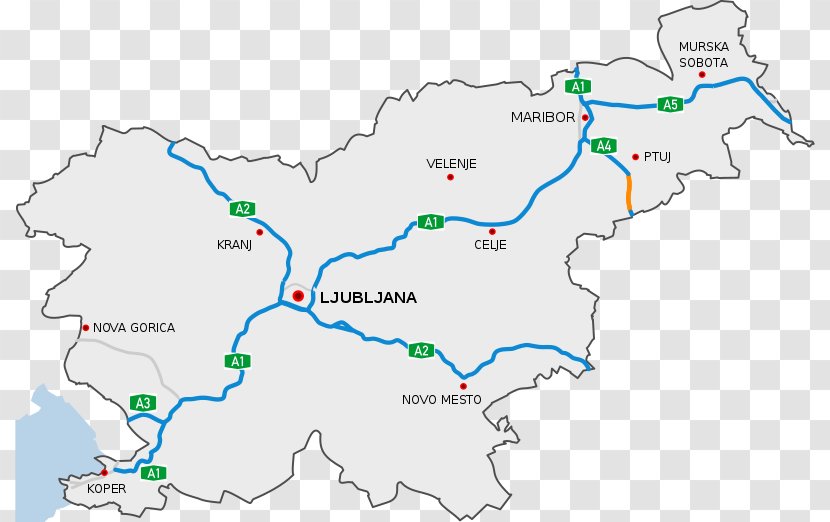 Ljubljana Maribor Pince Controlled-access Highway Autostrade In Slovenia - Water Resources - Opened Vector Transparent PNG
