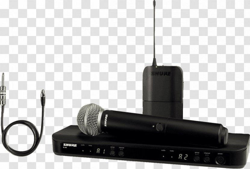Shure SM58 Wireless Microphone - Radio Receiver - Sm58 Transparent PNG