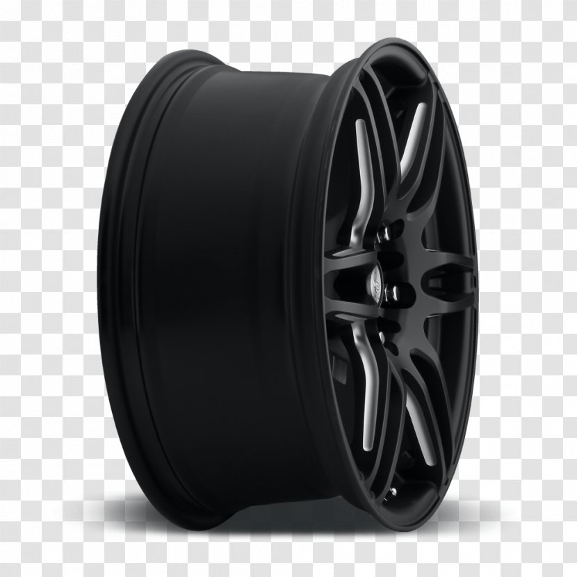 Alloy Wheel Spoke Rim Autofelge - Synthetic Rubber - Black Stone Transparent PNG