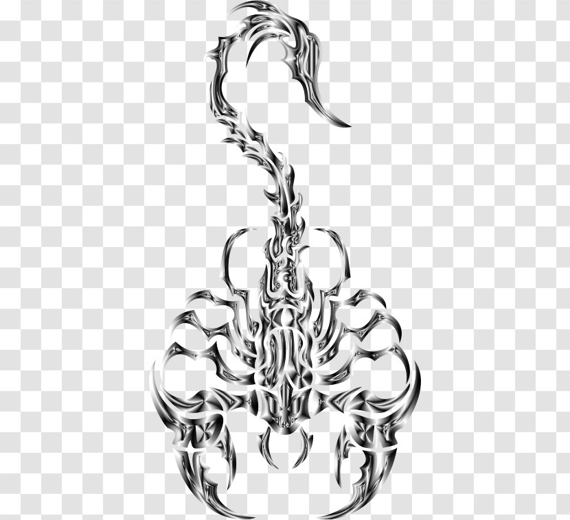 Scorpion Clip Art - Symbol - TRIBAL ANIMAL Transparent PNG