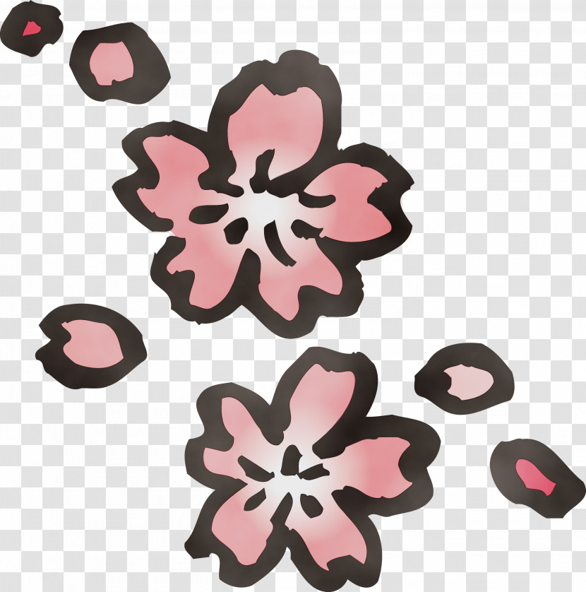 Pink Petal Plant Pattern Flower Transparent PNG