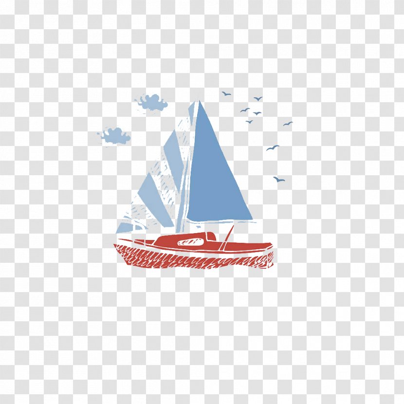 Paper Euclidean Vector Sea - Drawing - Boat Transparent PNG