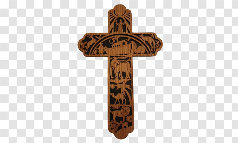 Crucifix Appliqué Machine Embroidery Pattern - Cross - Searches For Noah's Ark Transparent PNG