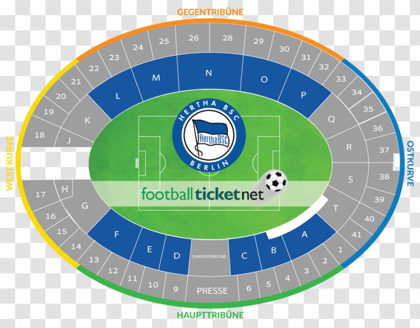 Stadium Football Circle - Brand - Seating Plan Transparent PNG
