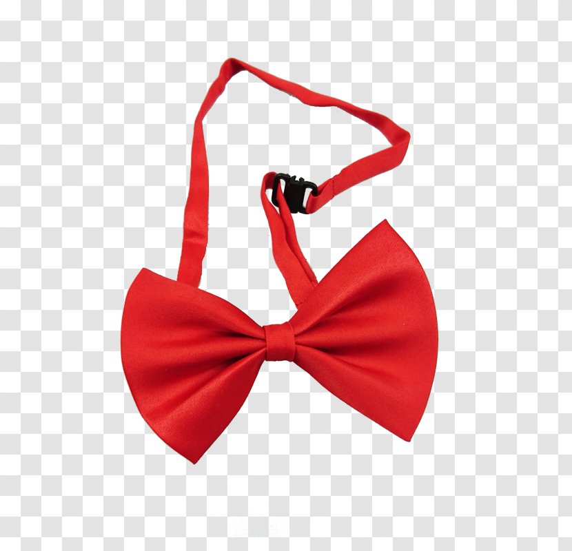 Bow Tie - Red - Necktie Transparent PNG