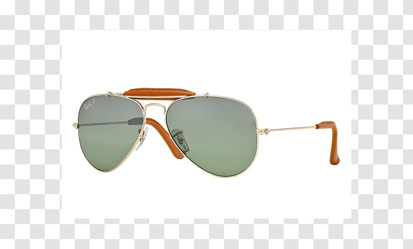 Ray-Ban Outdoorsman Aviator Sunglasses - Rayban Wayfarer - Polarizer Driver's Mirror Transparent PNG