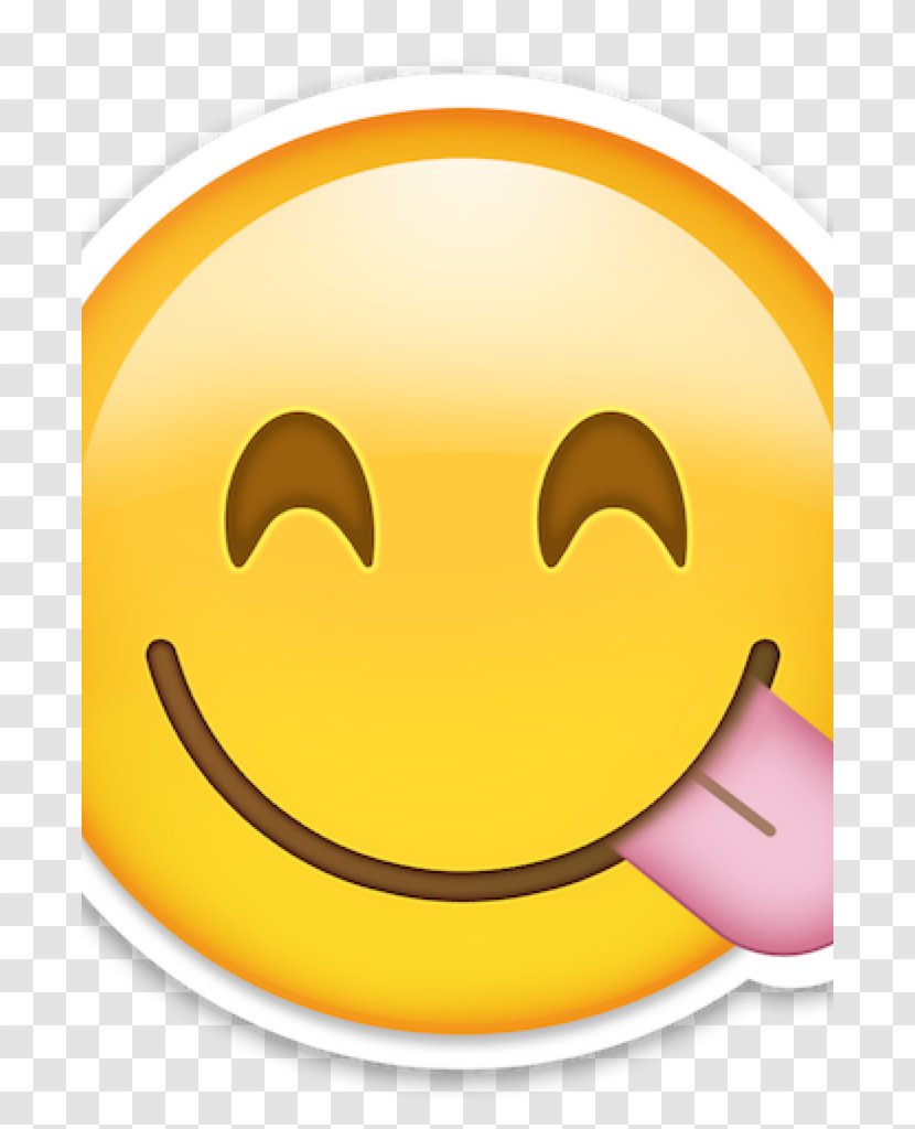 Emoji Emoticon Tongue Smiley Sticker Transparent PNG