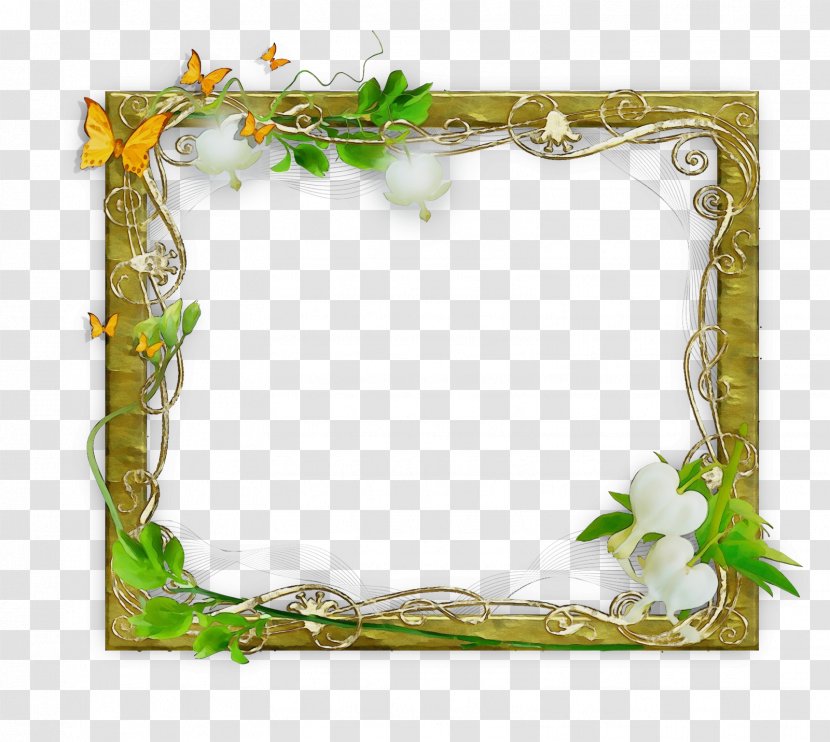 Picture Frames Rectangle Floral Design Image - Ivy Transparent PNG