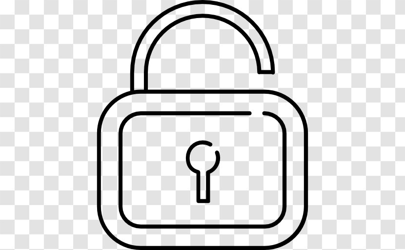 Padlock Line Clip Art Transparent PNG