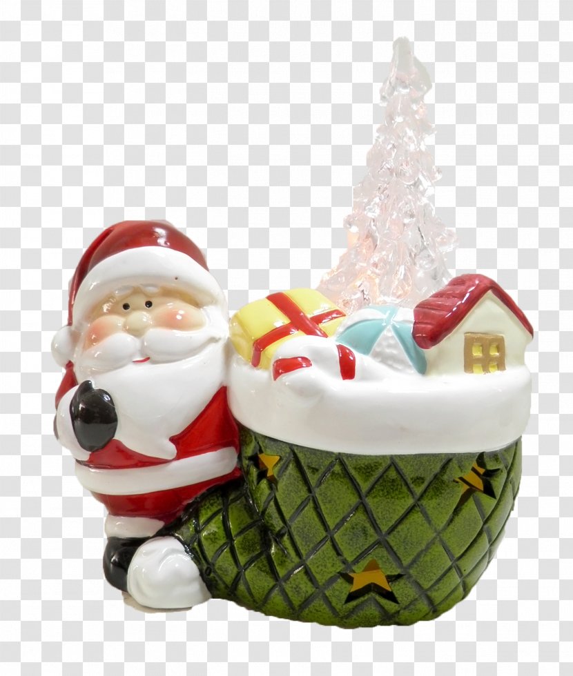 Santa Claus Christmas Ornament Figurine Transparent PNG