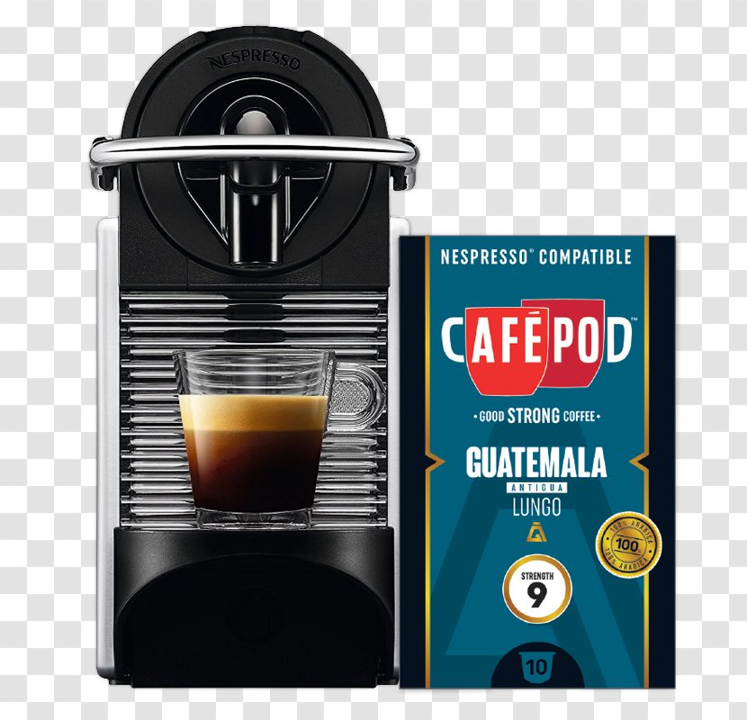 Coffeemaker Krups Nespresso Pixie De'Longhi EN 125 - Single-origin Coffee Transparent PNG