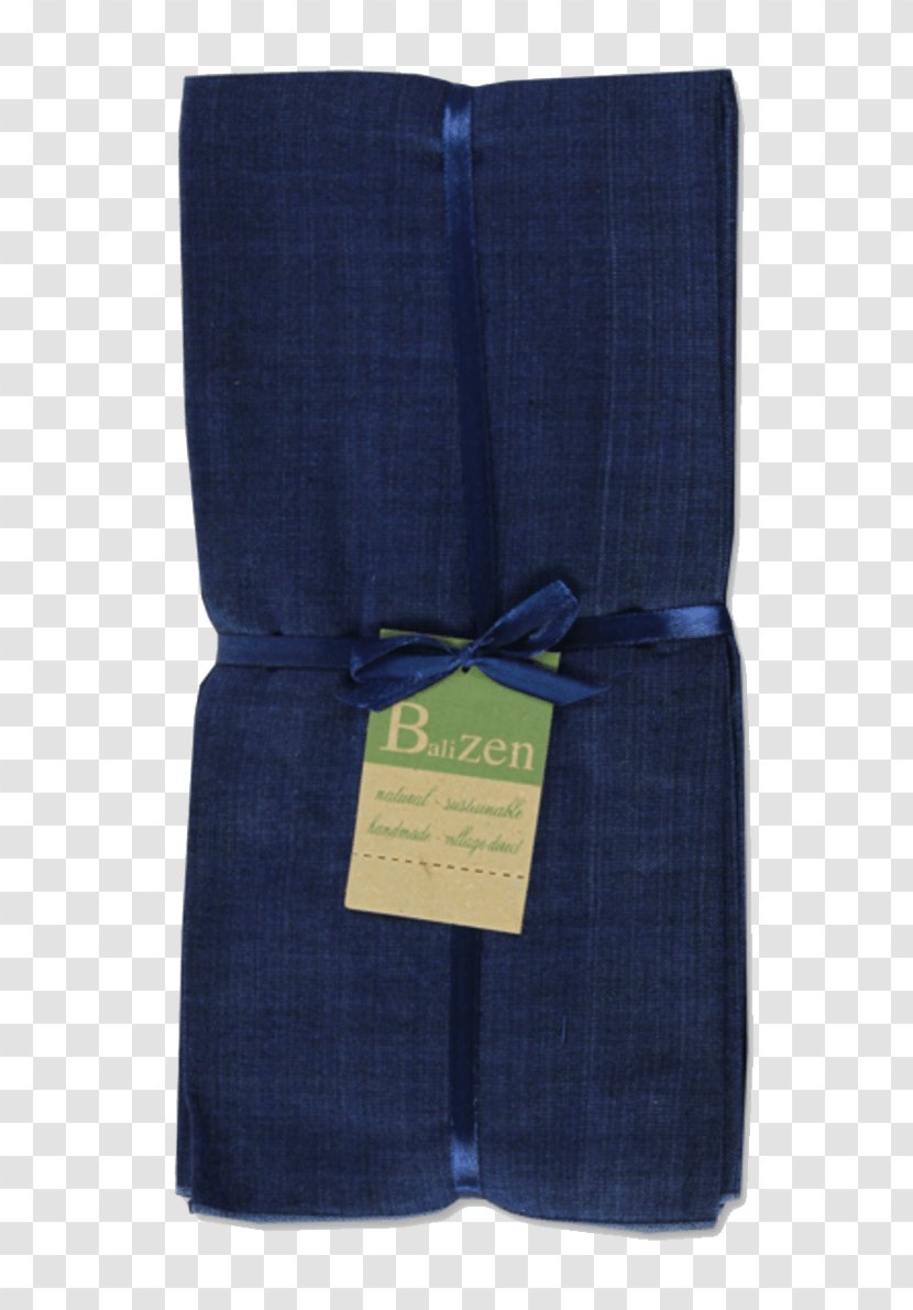 Cloth Napkins Table Linens Blue Textile - Napkin Transparent PNG