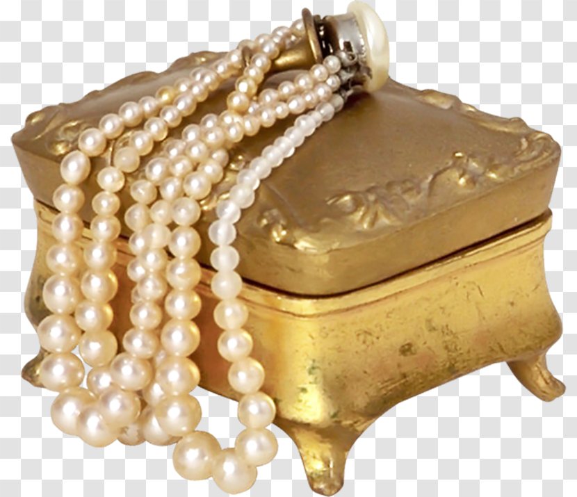 Casket Jewellery Bracelet Necklace - Gold Transparent PNG