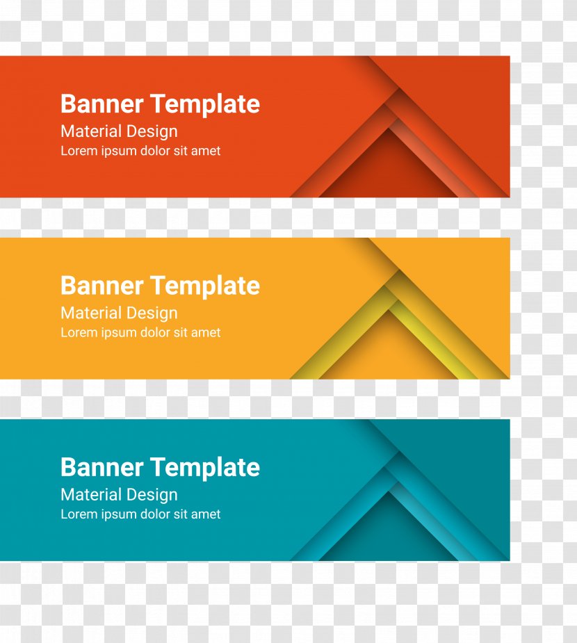 Web Banner Template - Diagram - Vector Material Transparent PNG