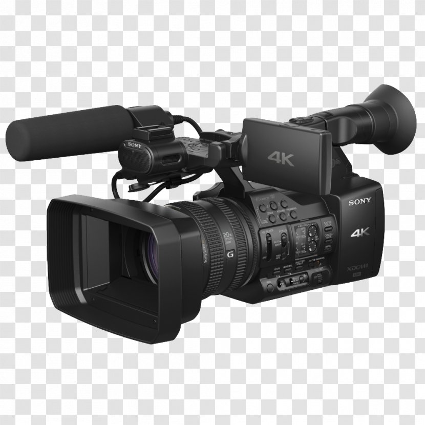 4K Resolution Video Cameras XAVC Frame Rate XDCAM - Camera Lens Transparent PNG