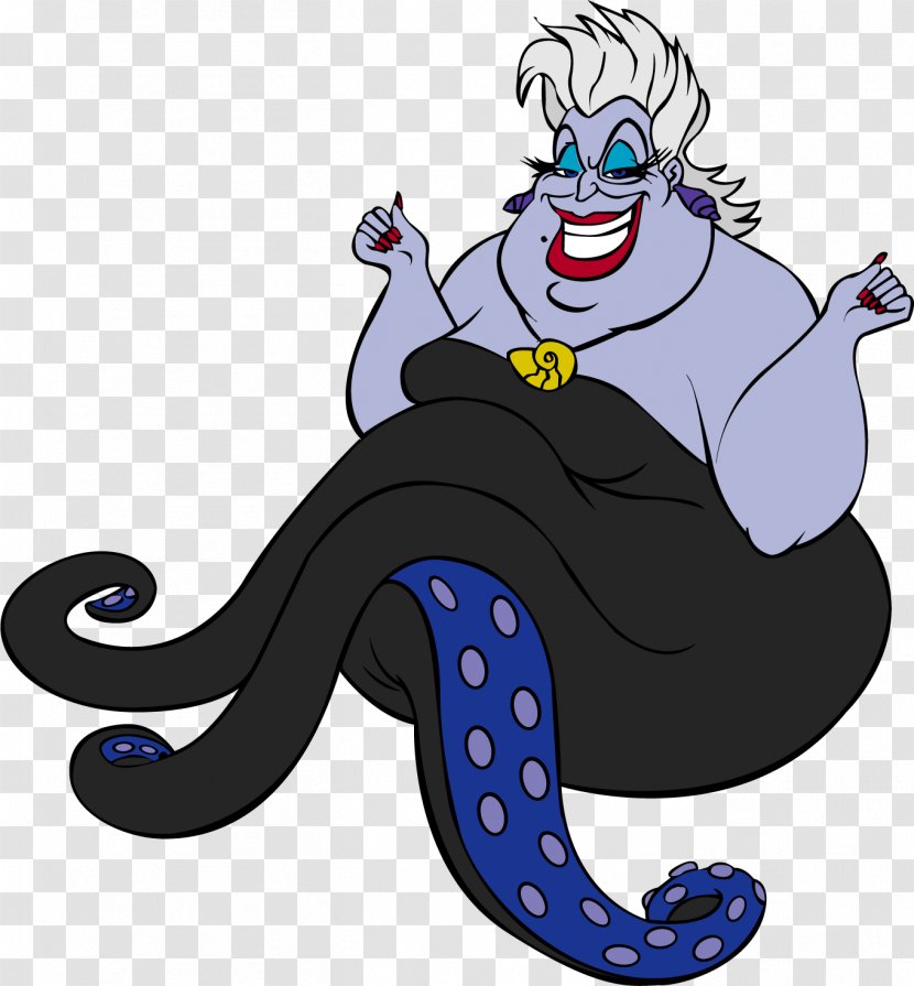 Ursula Ariel The Little Mermaid Villain - Cattivi Disney Transparent PNG